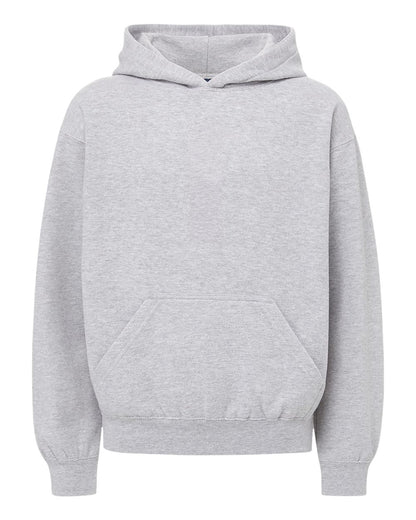 MV Sport Youth Buddy Hooded Sweatshirt 23153Y #color_Heather Grey