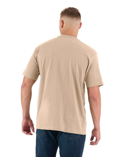 Berne Apparel Men's Tall Heavyweight Pocket T-Shirt BSM16T #colormdl_Desert