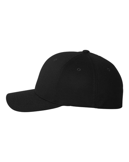 Flexfit Cool & Dry Piqué Mesh Cap 6577CD #color_Black