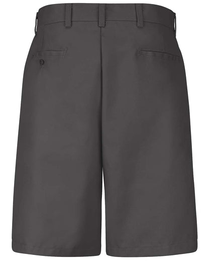 Red Kap Men's Plain Front Shorts PT26 #color_Charcoal