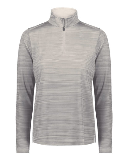 Augusta Sportswear Women's Pursuit Quarter-Zip Pullover 7012 #color_Athletic Grey
