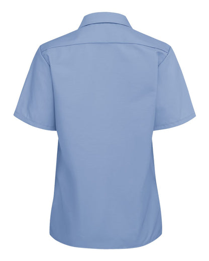 Red Kap Women's Industrial Work Shirt SP23 #color_Light Blue