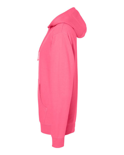 Independent Trading Co. Unisex Midweight Hooded Sweatshirt SS4500 #color_Neon Pink