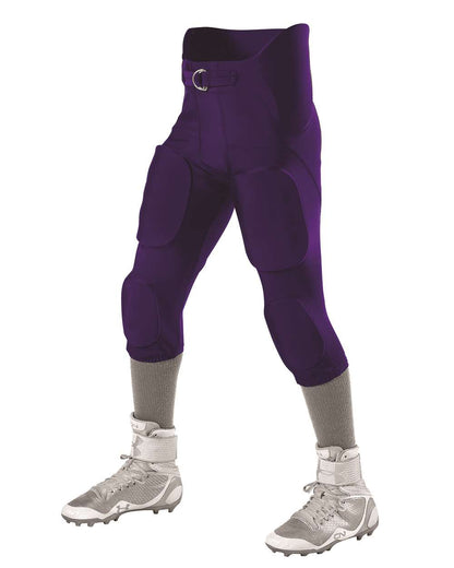 Alleson Athletic Youth Intergrated Football Pants 689SY #color_Purple