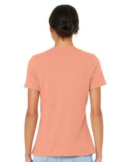 BELLA + CANVAS Women’s Relaxed Fit Triblend Tee 6413 #colormdl_Sunset Triblend