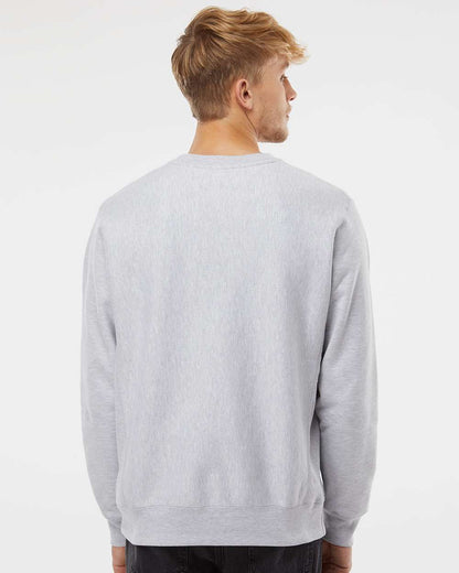 Independent Trading Co. Unisex Legend Premium Heavyweight Cross-Grain Crewneck Sweatshirt IND5000C #colormdl_Grey Heather
