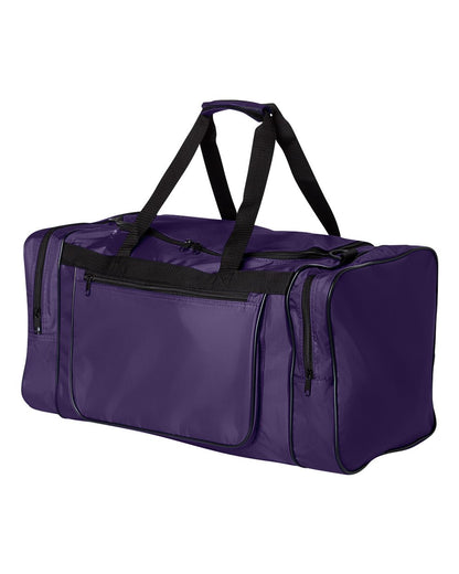 Augusta Sportswear 420-Denier Gear Bag 511 #color_Purple