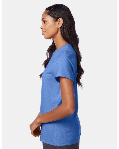 Hanes Women's Perfect-T T-Shirt SL04 #colormdl_Carolina Blue