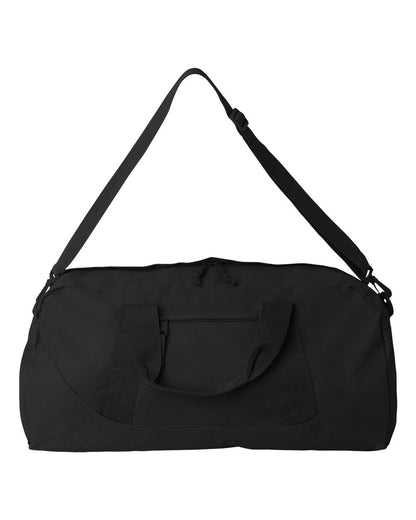 Liberty Bags Recycled 23 1/2" Large Duffel Bag 8806 #color_Black