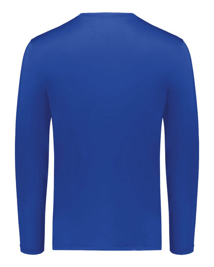 Holloway Unisex Essential Long Sleeve T-Shirt Powered By Coolcore 222138 #color_Royal