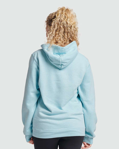JERZEES Unisex Eco™ Premium Blend Ring-Spun Hooded Sweatshirt 700MR #colormdl_Cloud Heather