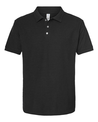 Tultex 50/50 Sport Pique Polo 400 #color_Black