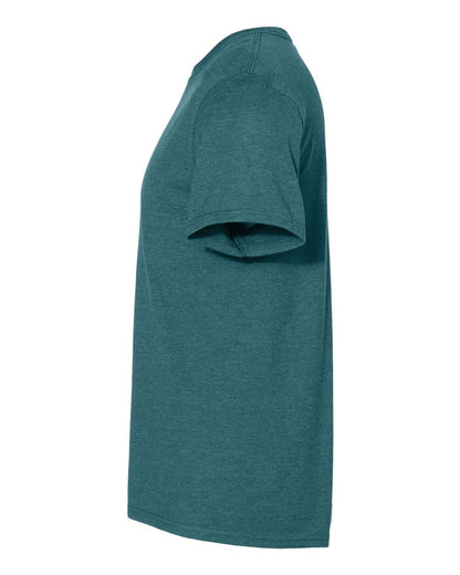JERZEES Premium Blend Ring-Spun T-Shirt 560MR #color_Digital Teal Heather