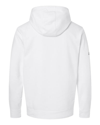 Adidas Unisex Fleece Hooded Sweatshirt A432 #color_White