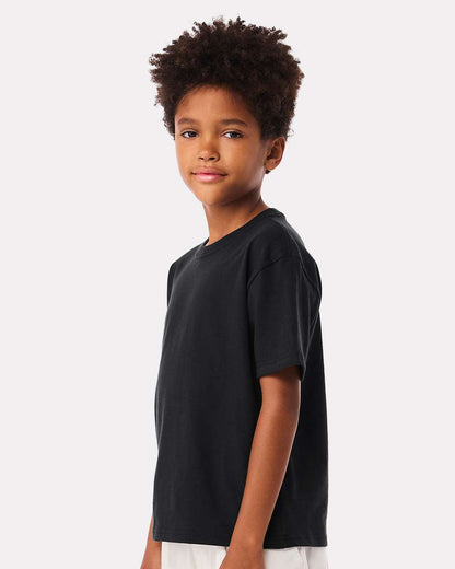 BELLA + CANVAS Youth 6oz. Heavyweight Tee 3010Y #colormdl_Vintage Black
