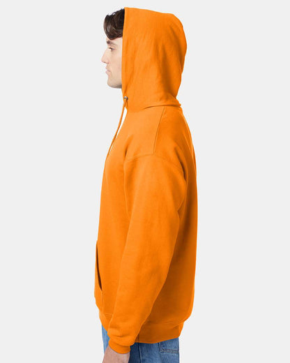 Hanes Unisex EcoSmart® Hooded Sweatshirt P170 #colormdl_Safety Orange