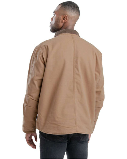 Berne Apparel Unisex Tall Vintage Washed Sherpa-Lined Work Jacket J58T #colormdl_Driftwood