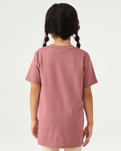 BELLA + CANVAS Youth Jersey Tee 3001Y #colormdl_Mauve