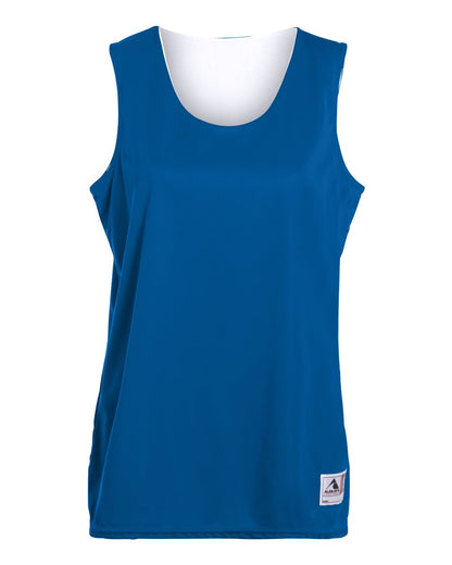 Augusta Sportswear Women's Reversible Wicking Tank Top 147 #color_Royal/ White