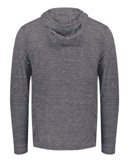 Holloway Men's Eco Revive™ Monterey Hooded Sweatshirt 222745 #color_Carbon Heather