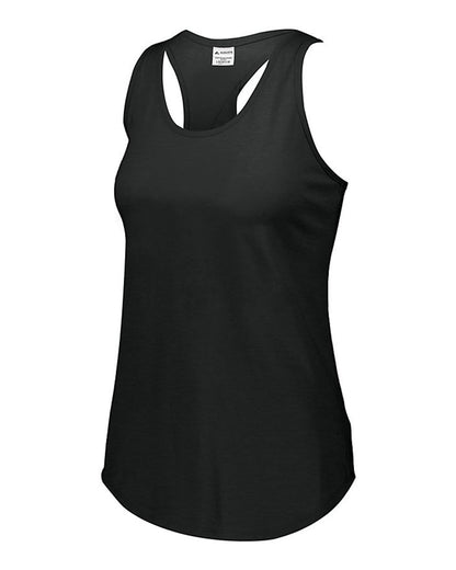 Augusta Sportswear Girls' Lux Triblend Tank Top 3079 #color_Black Heather