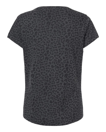 LAT Women's Fine Jersey Tee 3516 #color_Black Leopard