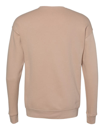 BELLA + CANVAS Unisex Sponge Fleece Drop Shoulder Crewneck Sweatshirt 3945 #color_Heather Sand Dune