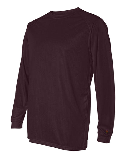 Badger B-Core Long Sleeve T-Shirt 4104 #color_Maroon