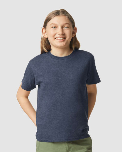 Gildan Youth Softstyle® CVC T-Shirt 64000BCVC #colormdl_Navy Mist