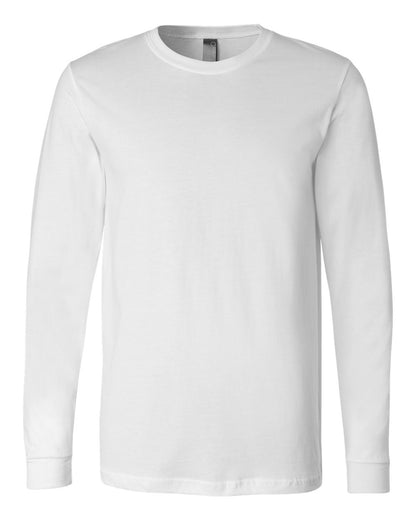 BELLA + CANVAS Unisex Jersey Long Sleeve Tee 3501 #color_White