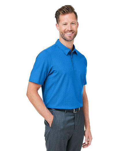 Devon & Jones Men's Crownlux Performance® Geo Polo DG101 #colormdl_French Blue/ CR Blue