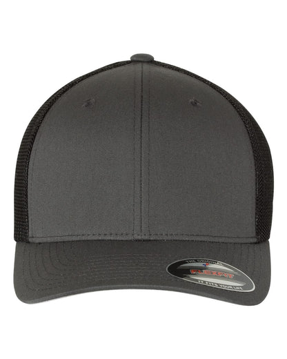 Flexfit Trucker Cap 6511 #color_Charcoal/ Black