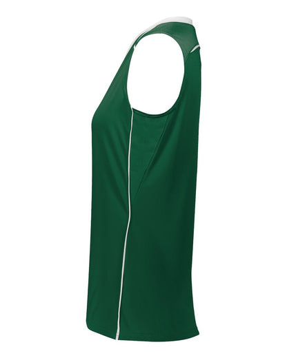 Augusta Sportswear Girls' Rover Jersey 1688 #color_Dark Green/ White