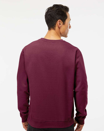Independent Trading Co. Unisex Midweight Crewneck Sweatshirt SS3000 #colormdl_Maroon