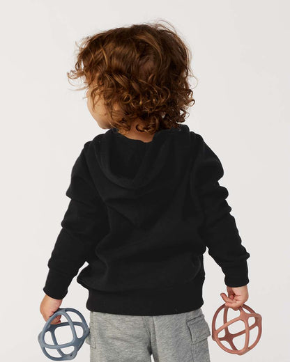 Independent Trading Co. Toddler Special Blend Hooded Raglan Sweatshirt PRM10TSB #colormdl_Black