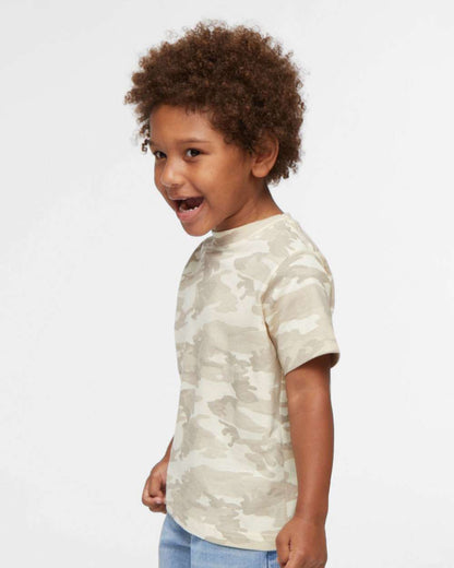 Rabbit Skins Toddler Fine Jersey Tee 3321 #colormdl_Natural Camo