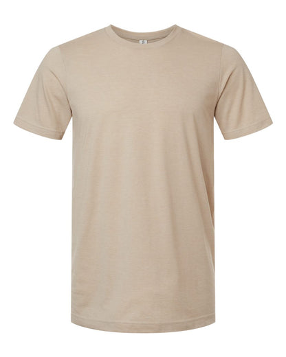 Tultex Combed CVC T-Shirt 602CVC #color_Heather Tan