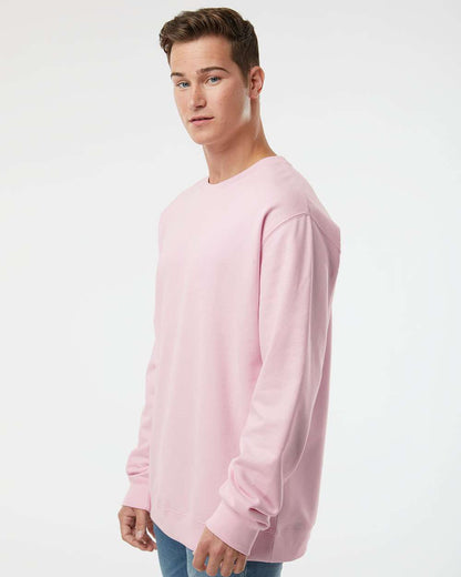 Independent Trading Co. Unisex Midweight Crewneck Sweatshirt SS3000 #colormdl_Light Pink