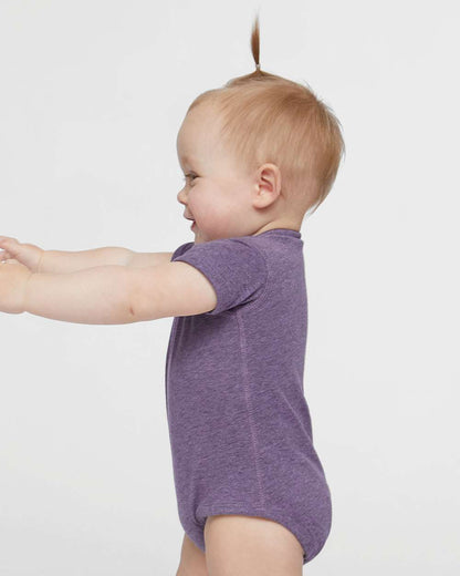 Rabbit Skins Infant Fine Jersey Bodysuit 4424 #colormdl_Wisteria Blackout