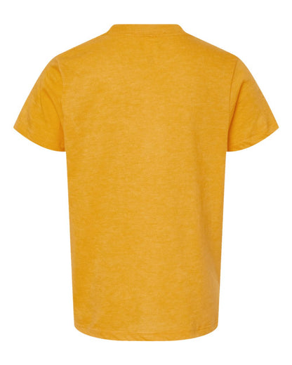 Tultex Youth Fine Jersey T-Shirt 235 #color_Heather Mellow Yellow