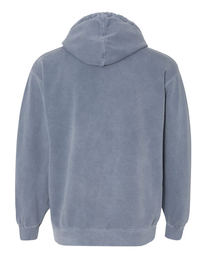 Comfort Colors Unisex Garment-Dyed Hooded Sweatshirt 1567 #color_Blue Jean