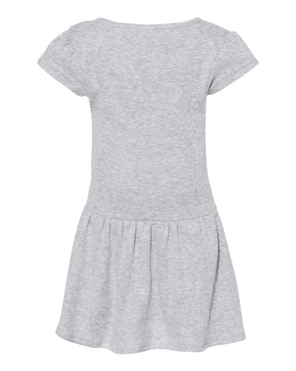 Rabbit Skins Infant Baby Rib Dress 5320 #color_Heather