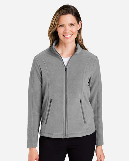 Devon & Jones Women's CrownLux Performance® Fleece Full-Zip Jacket DG730W #colormdl_Graphite