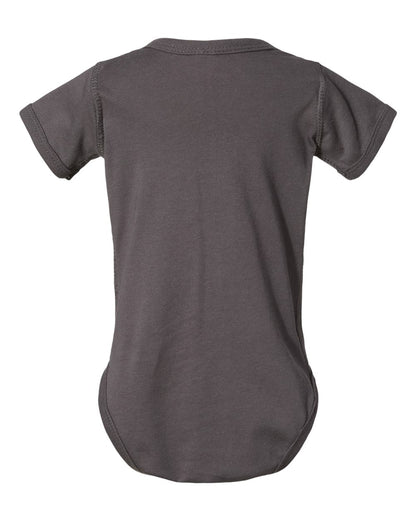 Rabbit Skins Infant Fine Jersey Bodysuit 4424 #color_Charcoal