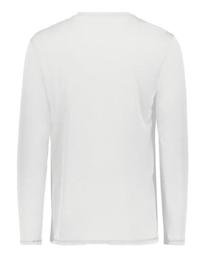 Augusta Sportswear Super Soft-Spun Poly Long Sleeve T-Shirt 6845 #color_White