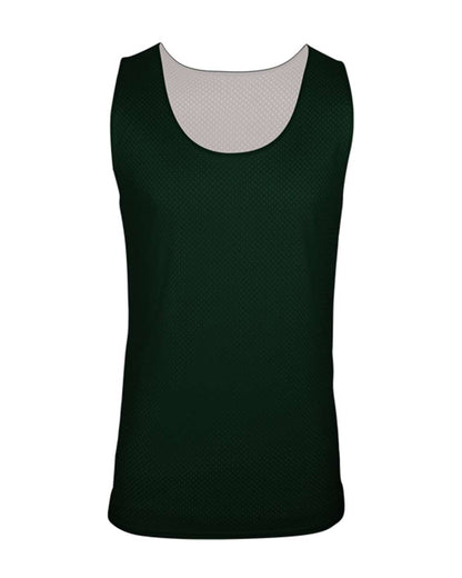 C2 Sport Reversible Mesh Tank 5729 #color_Forest/ White