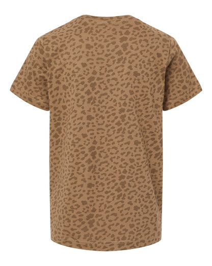 LAT Youth Fine Jersey Tee 6101 #color_Brown Leopard