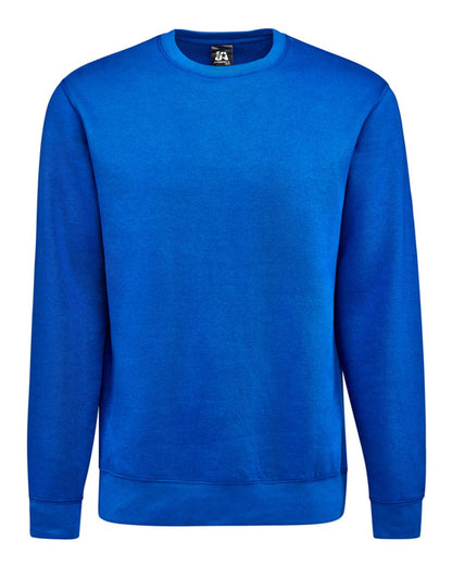 J. America Unisex BTB Fleece Crewneck Sweatshirt 8721 #color_Royal
