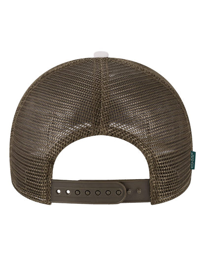 LEGACY Mid-Pro Snapback Trucker Cap MPS #color_White/ Caramel/ Brown