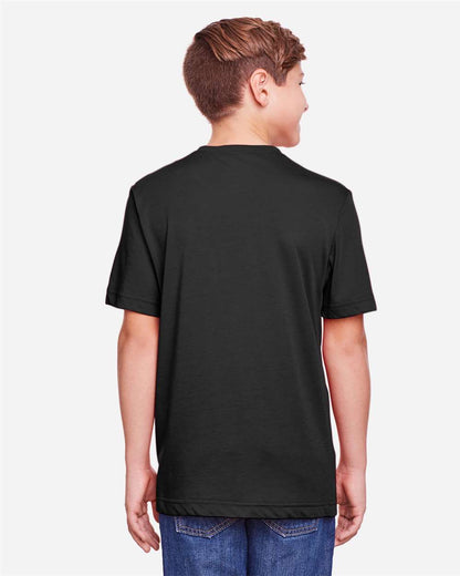CORE365 Youth Fusion ChromaSoft™ Performance T-Shirt CE111Y #colormdl_Black